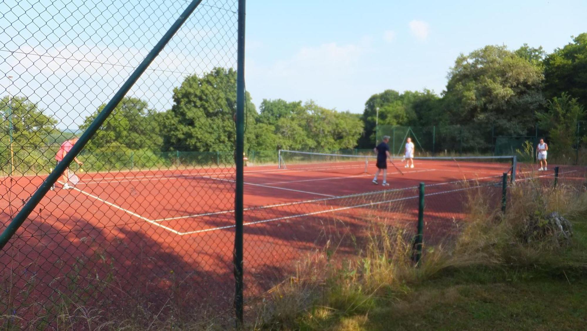 La Vache Tennis Privé Crux-la-Ville Exterior foto